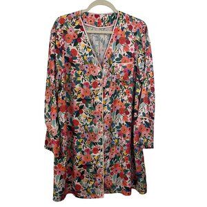 Summersalt x Rifle Paper Co. Garden Party The Cloud 9 Silky Sleep Shirt Size L